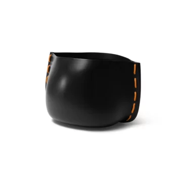 Stitch 100 Plant Pot Studio - Graphite  / Orange / Rope