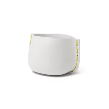 Stitch 75 Plant Pot Studio - Bone  / Yellow / Rope