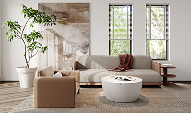 Circ M2 Coffee Table - In-Situ Image by Blinde Design